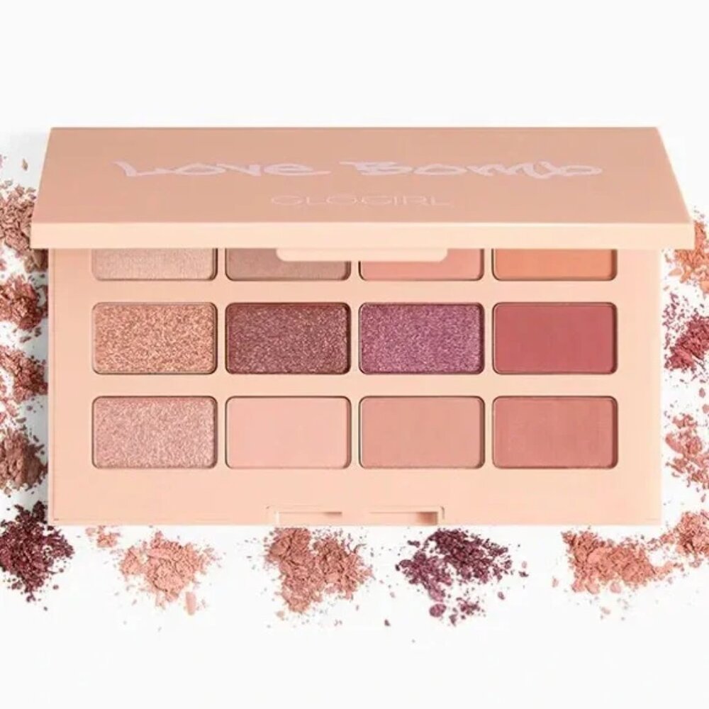GLOGIRL COSMETICS “Love Bomb” 12-Pan Eyeshadow Palette (BRAND-NEW!) - Picture 3 of 7